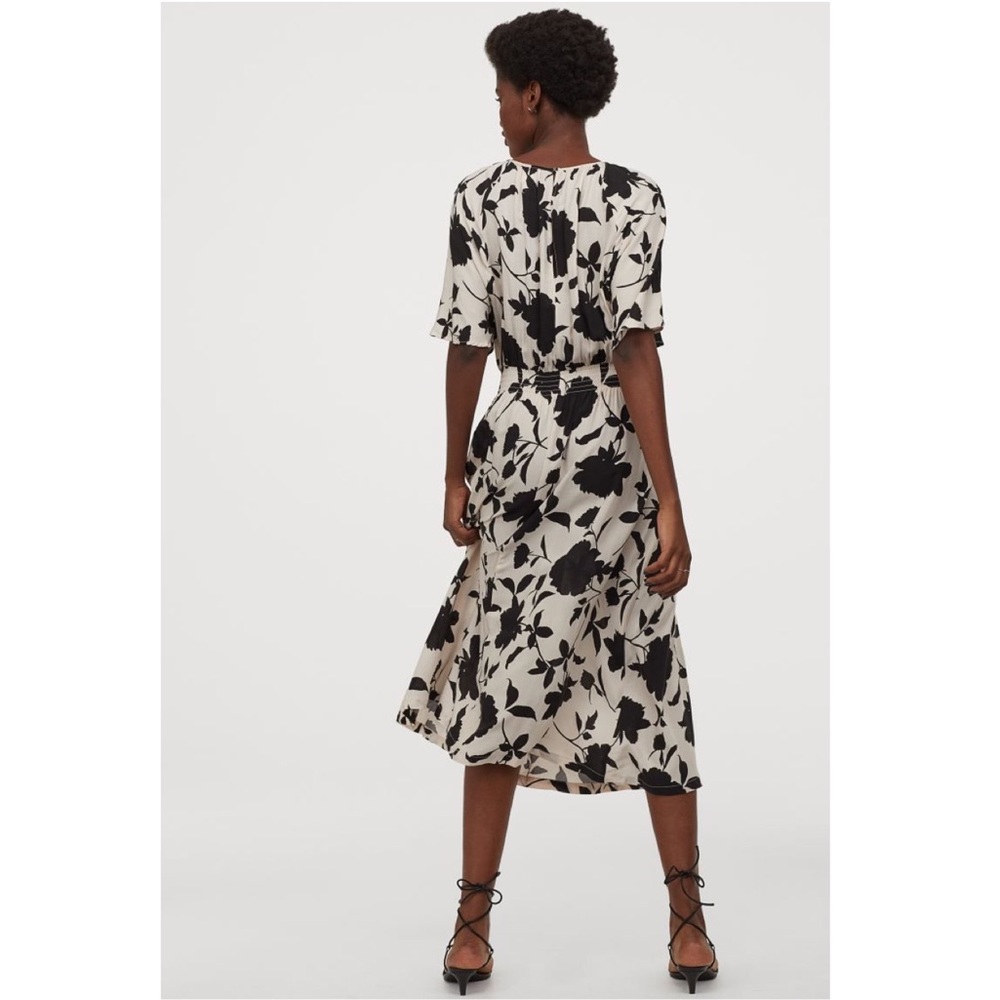 H&M Black and White Dress